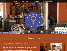 Tablet Screenshot of blaue-tische.de